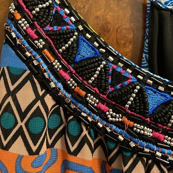 Eight sixty colorful size medium maxi dress - Picture 2 of 5